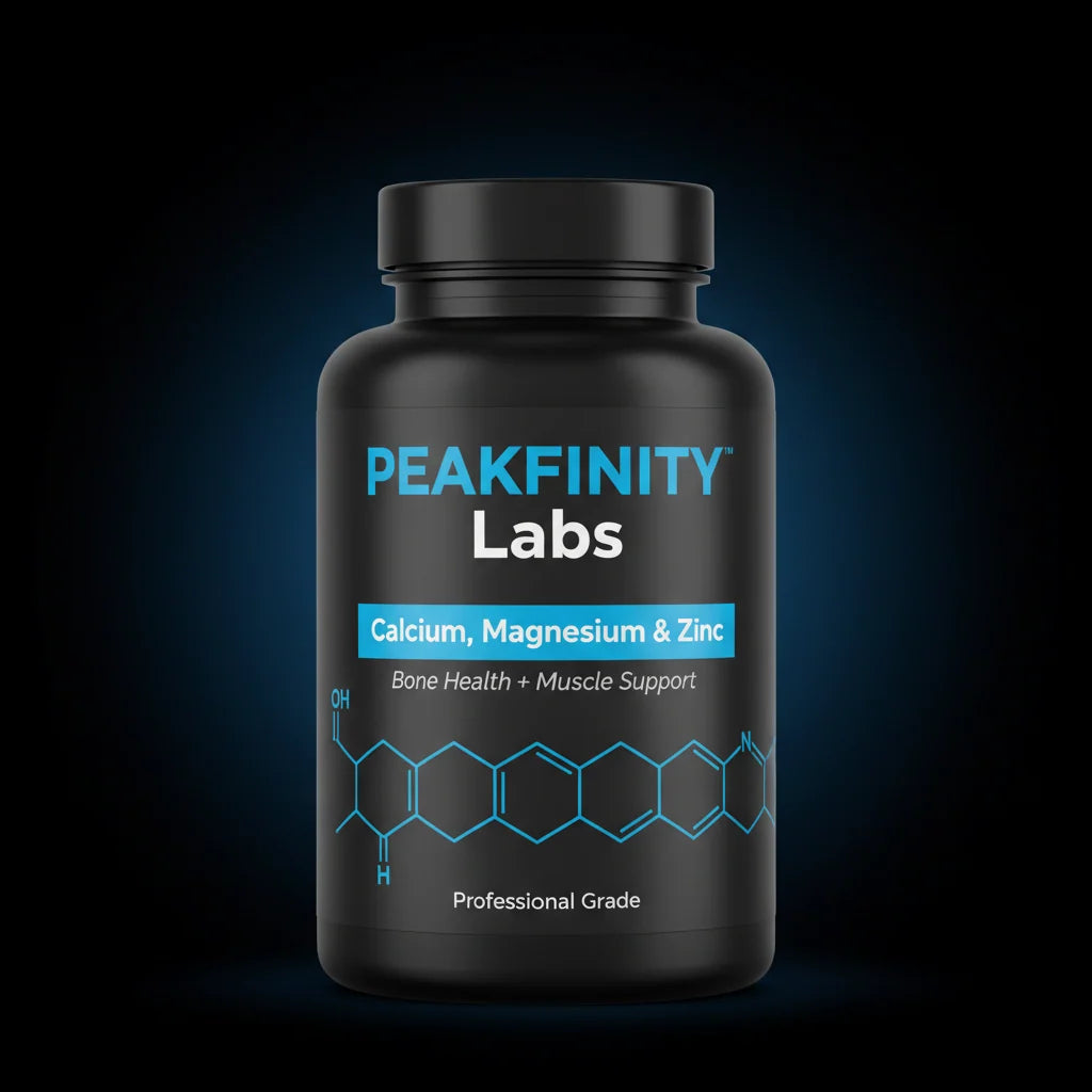 Peakfinity Labs Calcium, Magnesium & Zinc Tablets