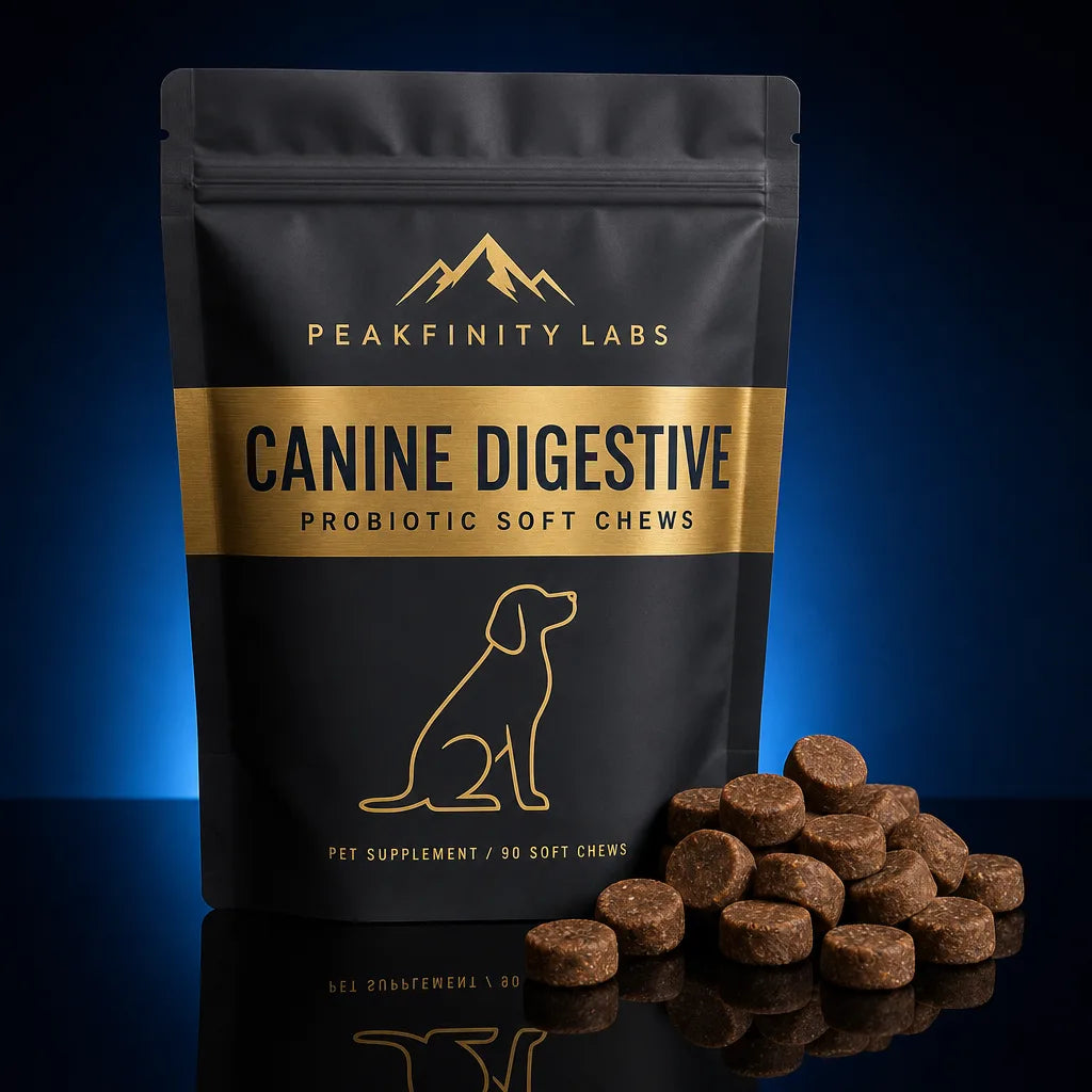 Peakfinity Labs Canine Digestive Support Soft Chews with Probiotics & Pumpkin