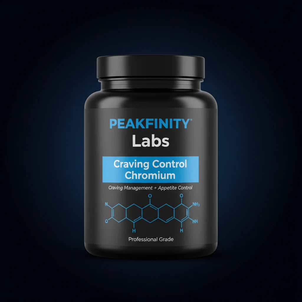 Peakfinity Labs Craving Control Chromium & Saffron Gummies