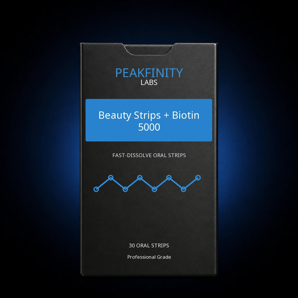 Peakfinity Labs Biotin 5000 mcg Beauty Oral Strips
