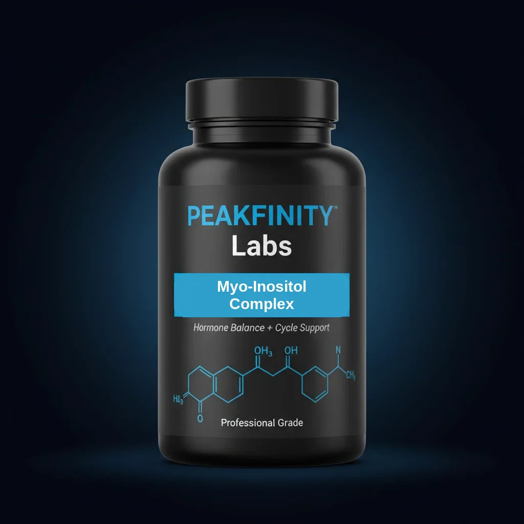 Peakfinity Labs Myo-Inositol & D-Chiro Inositol Tablets with Methylfolate