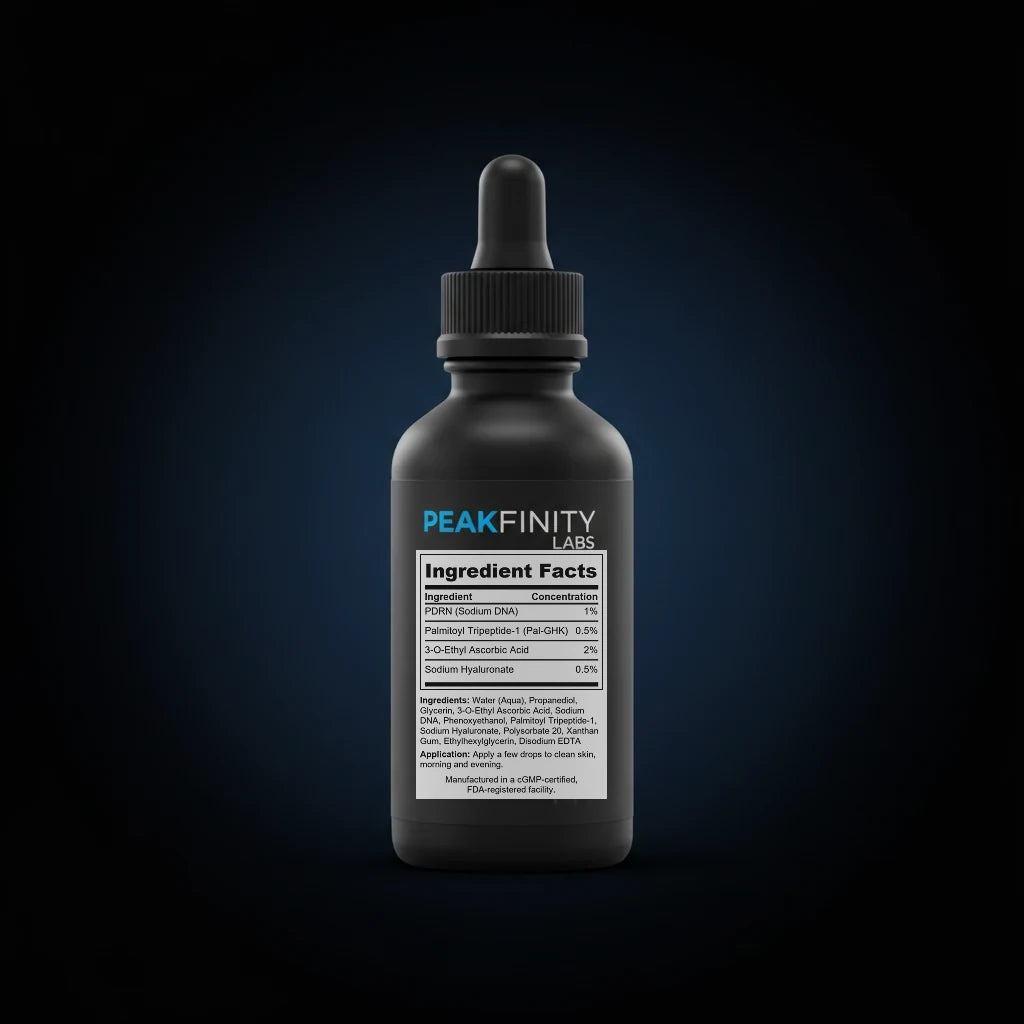 PDRN Salmon DNA Repair Serum back label