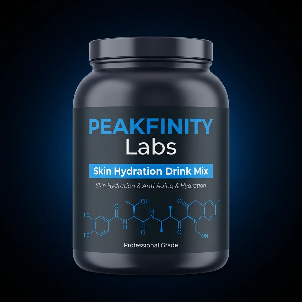 Peakfinity Labs Skin Hydration Collagen & Hyaluronic Acid Drink Mix