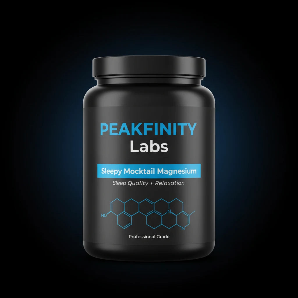 Peakfinity Labs Sleepy Mocktail Magnesium Powder, Tart Cherry
