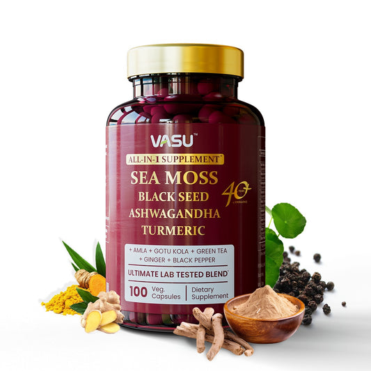 VASU All-In-One Sea Moss Supplement 3 Pack