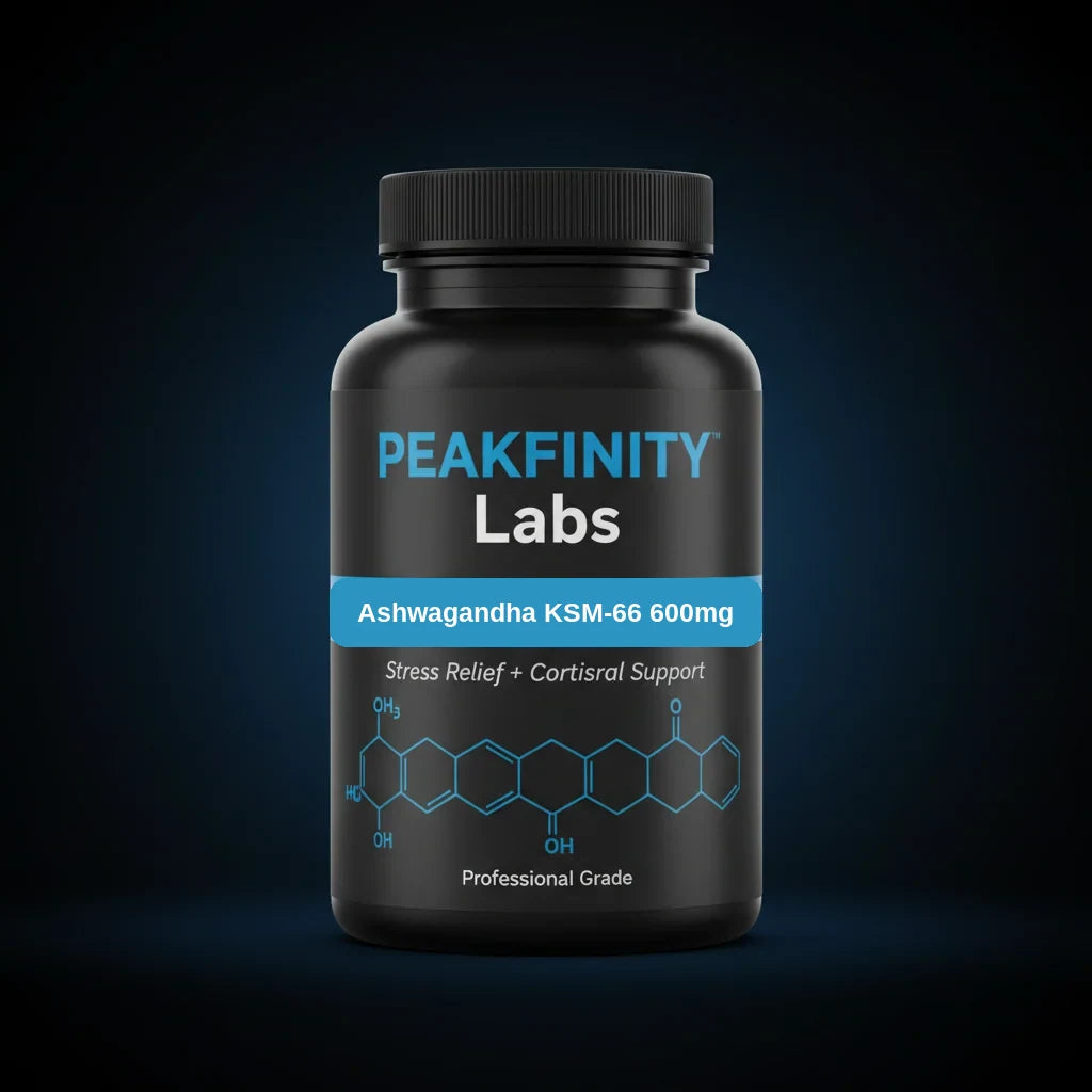 Peakfinity Labs Ashwagandha Root Extract 600 mg Tablets