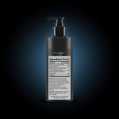 Beard Wash & Conditioner 2-in-1 back label