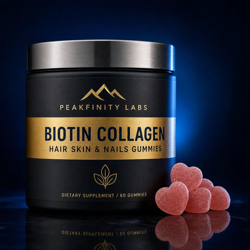 Peakfinity Labs Beauty Support Gummies with Biotin & Fish Collagen