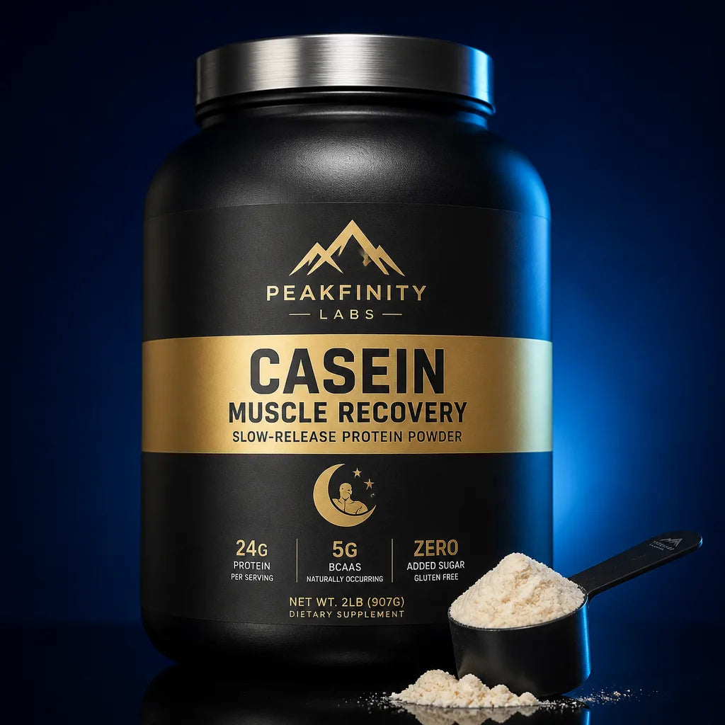 Peakfinity Labs Slow-Release Casein Muscle Recovery Powder