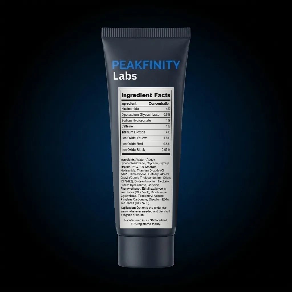 CC Undereye Corrector back label