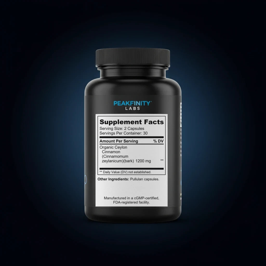 Cinnamon back label