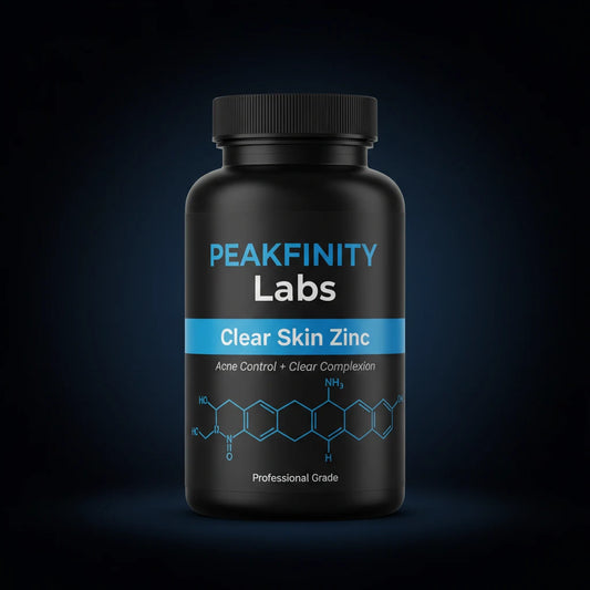 Peakfinity Labs Clear Skin Zinc & Nicotinamide Capsules