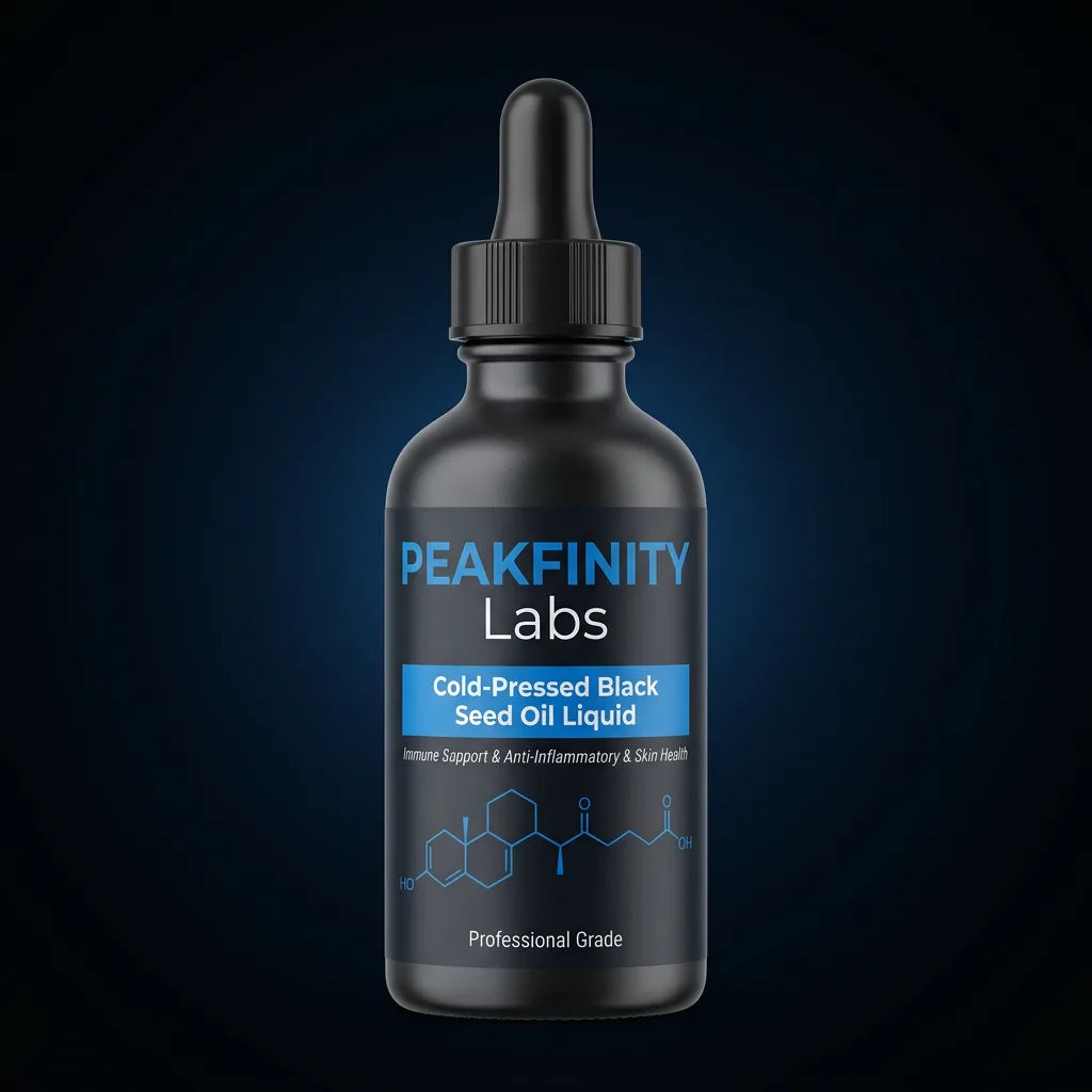 Peakfinity Labs Cold-Pressed Black Seed Oil Liquid