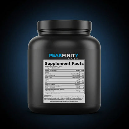 Colostrum Plus Powder back label