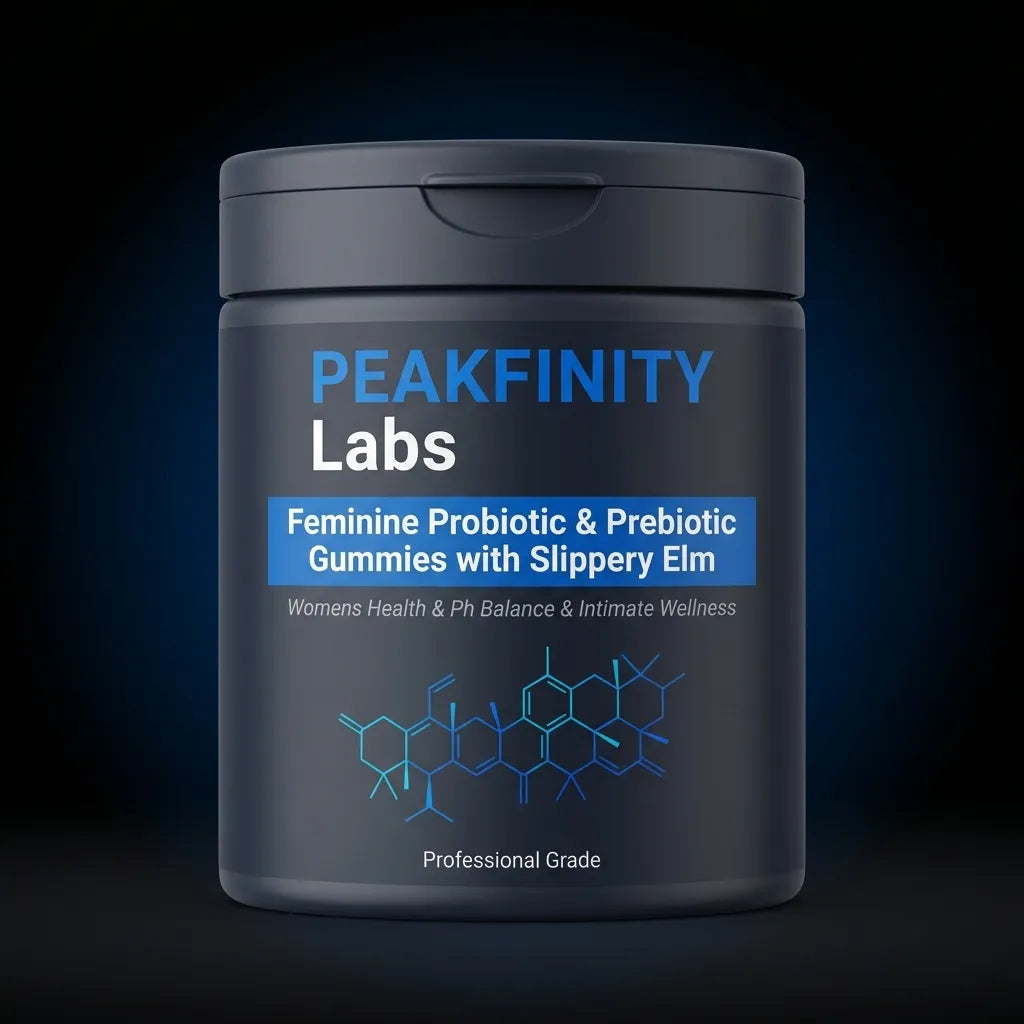 Feminine Probiotic & Prebiotic Gummies with Slippery Elm
