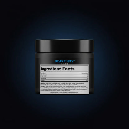 Glycolic & Lactic Acid Resurfacing Pads back label