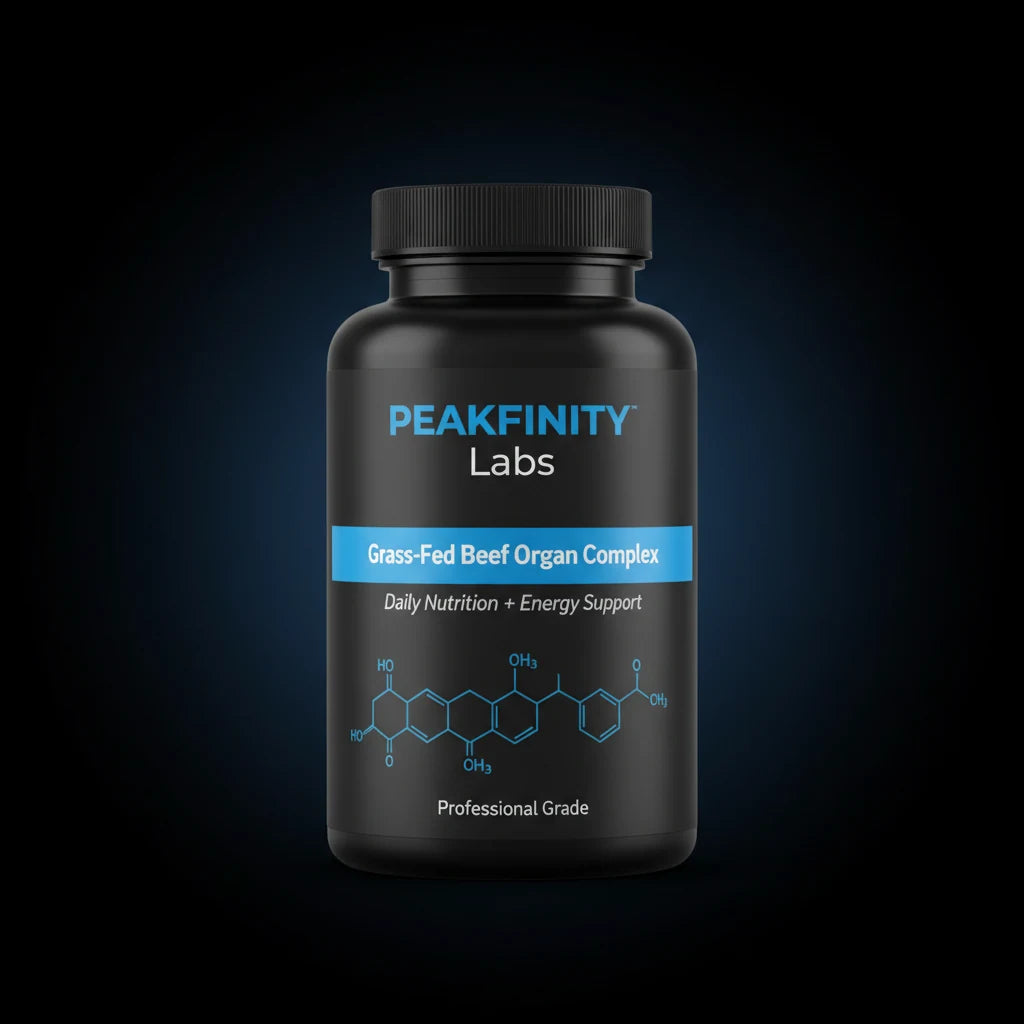 Grass-Fed Beef Organ Complex Capsules with Liver, Heart & Kidney