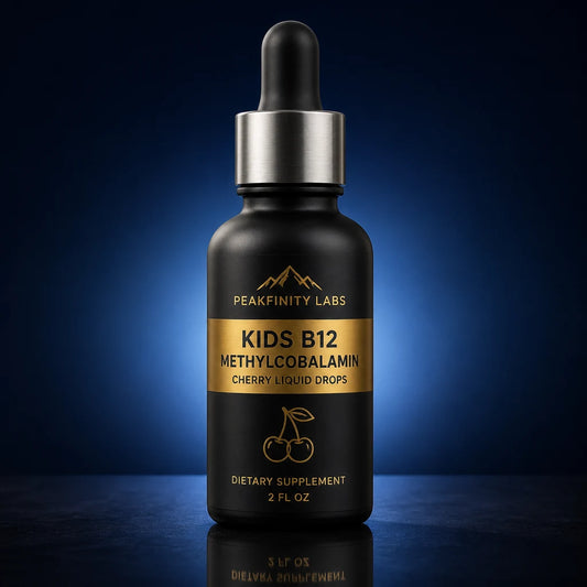 Kids High-Absorption Vitamin B12 Methylcobalamin Drops (Cherry)