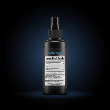 Kids Detangling Spray with Argan Oil back label