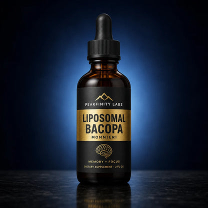 Liposomal Bacopa Monnieri 10:1 Extract Liquid for Memory & Focus