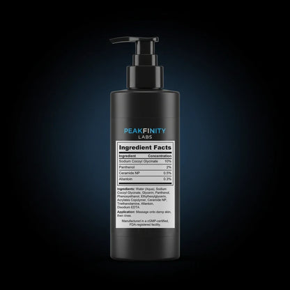 Low-pH Gel Cleanser for Sensitive Skin back label