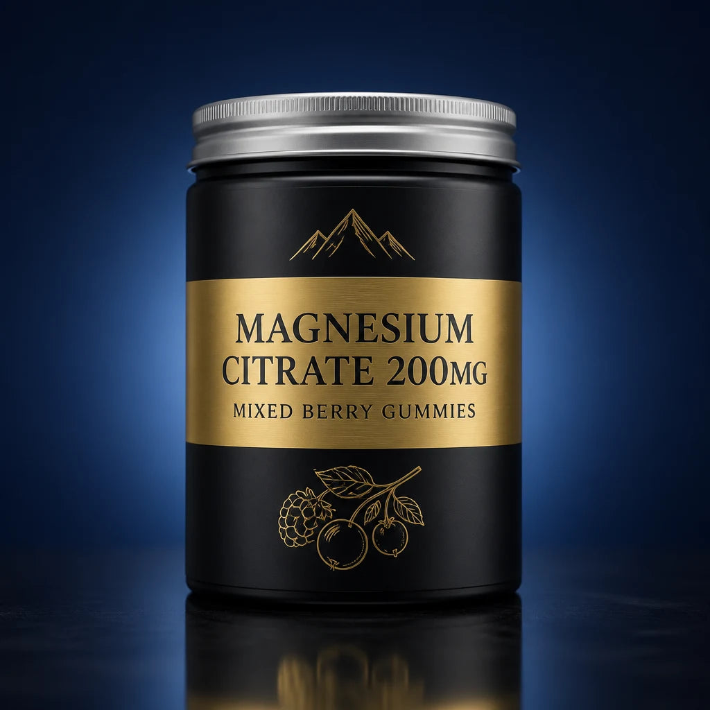Magnesium Citrate 200 mg Gummies Mixed Berry Flavor