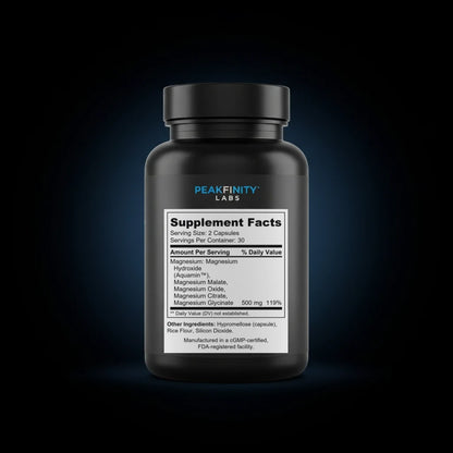 Magnesium Complex back label