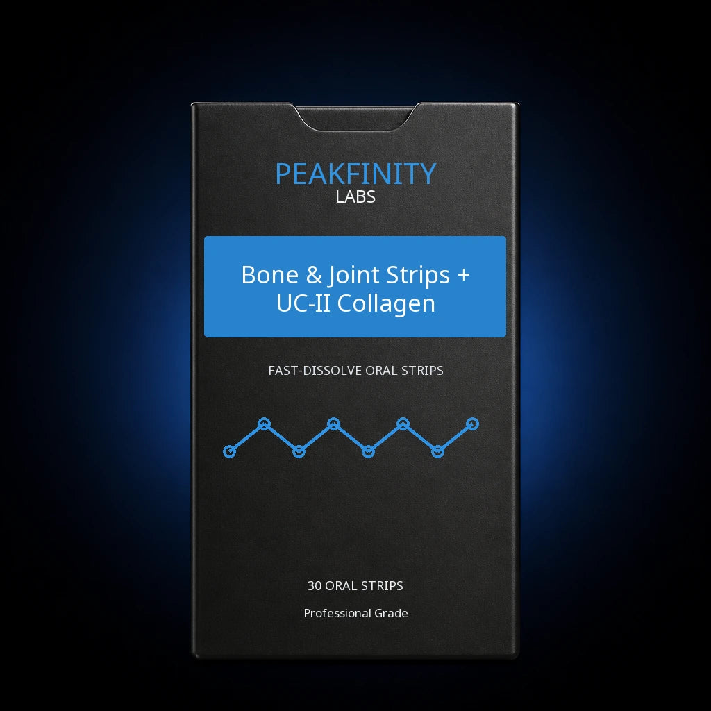 Peakfinity Labs Bone & Joint Undenatured Collagen Oral Strips