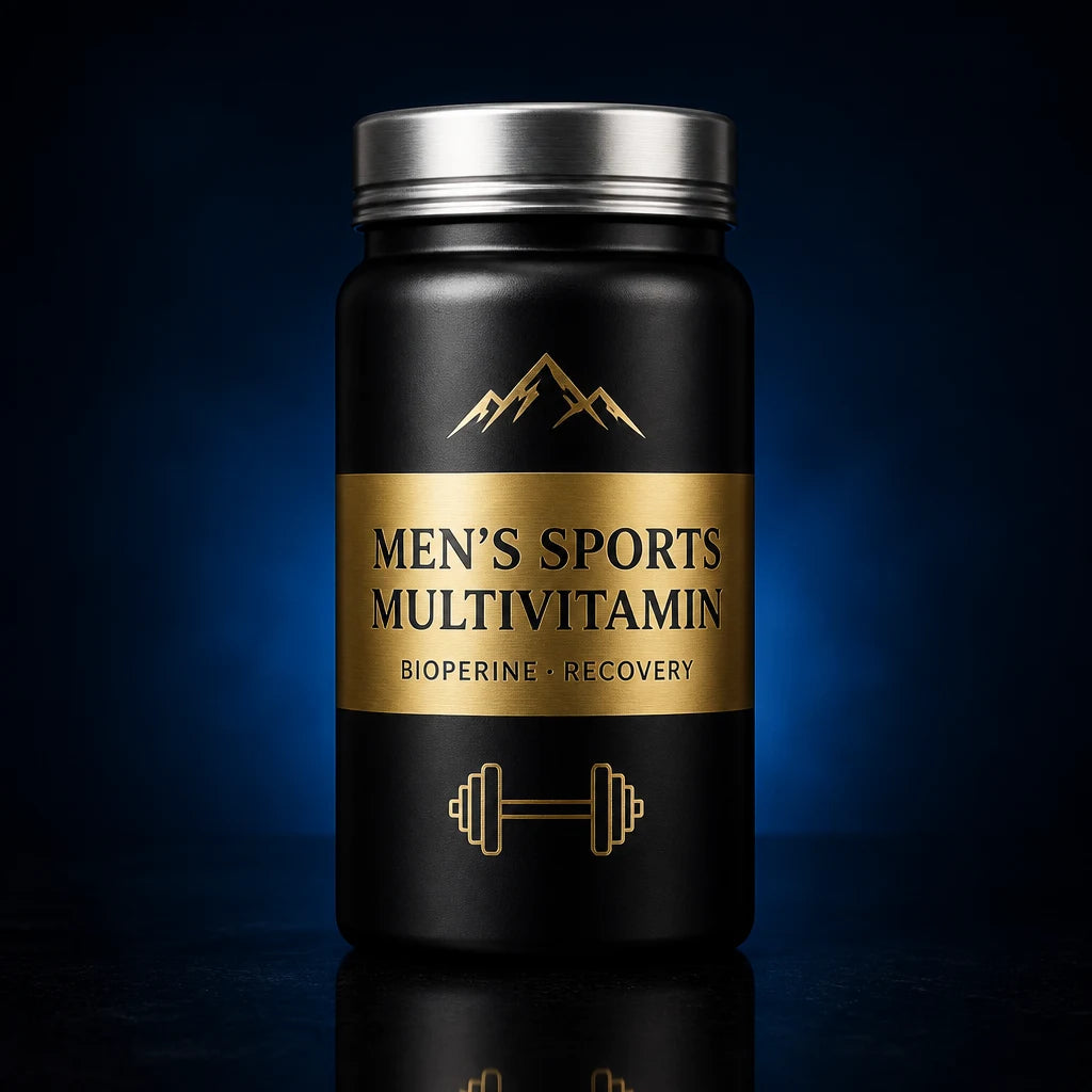 Peakfinity Labs Men's Sports Multivitamin Tablets with Black Pepper Extract