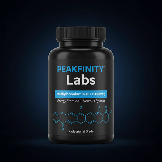 Peakfinity Labs Methylcobalamin B12 1500 mcg Tablets