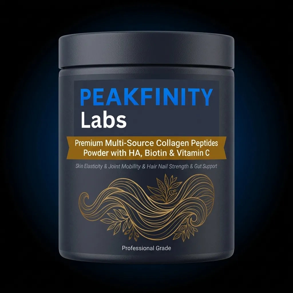 Peakfinity Labs Collagen Peptides Powder with HA, Biotin & Vitamin C