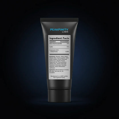 Nano Hydroxyapatite Fluoride-Free Toothpaste back label
