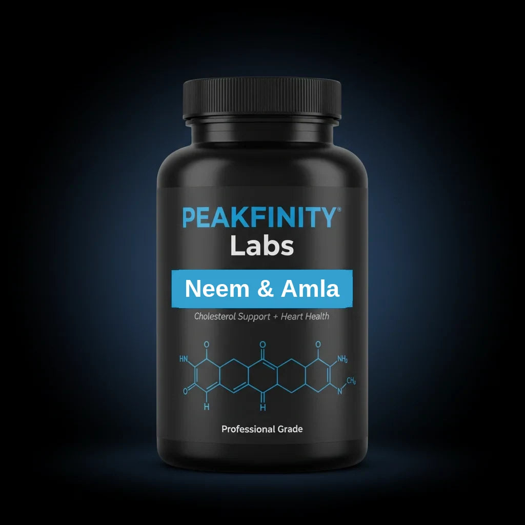 Peakfinity Labs Neem & Amla Skin Support Tablets