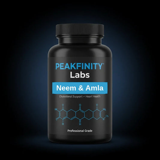 Peakfinity Labs Neem & Amla Skin Support Tablets
