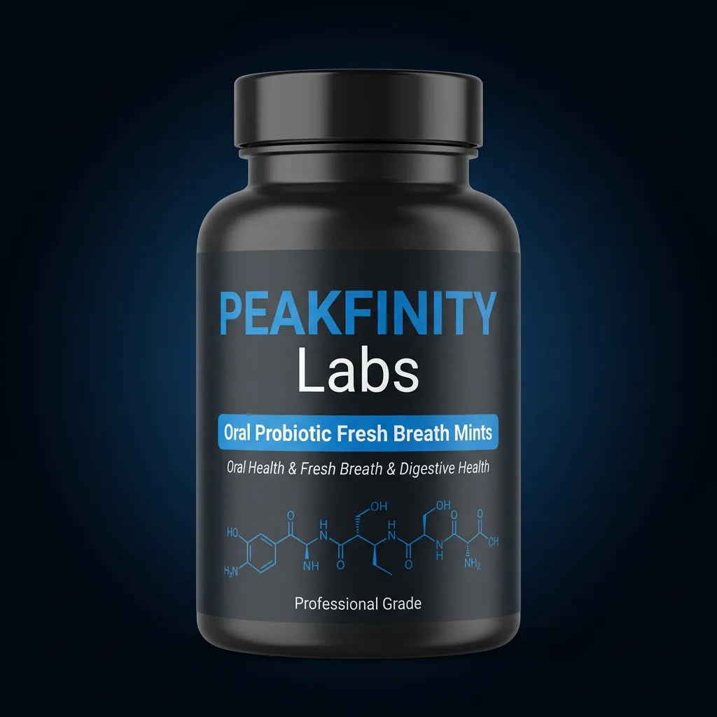 Peakfinity Labs Oral Probiotic Fresh Breath Mints