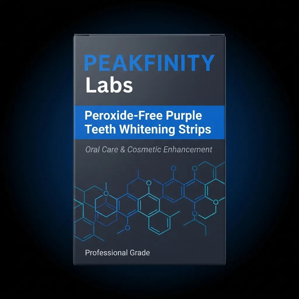Peakfinity Labs Peroxide-Free Purple Teeth Whitening Strips