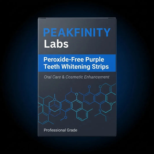 Peakfinity Labs Peroxide-Free Purple Teeth Whitening Strips