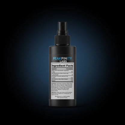 Postpartum Perineal Cooling Spray with Witch Hazel back label