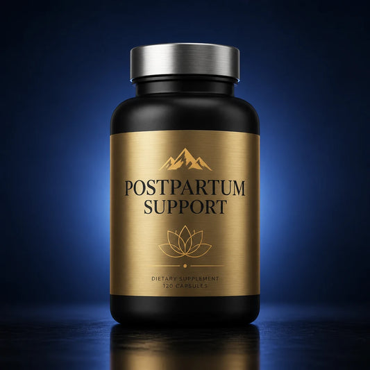 Postpartum Support Capsules with Adaptogenic Herbal Blend