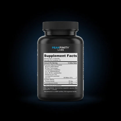 Probiotic 60B back label