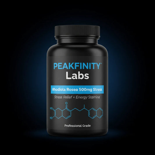 Peakfinity Labs Rhodiola Rosea 500 mg Stress Resilience Capsules