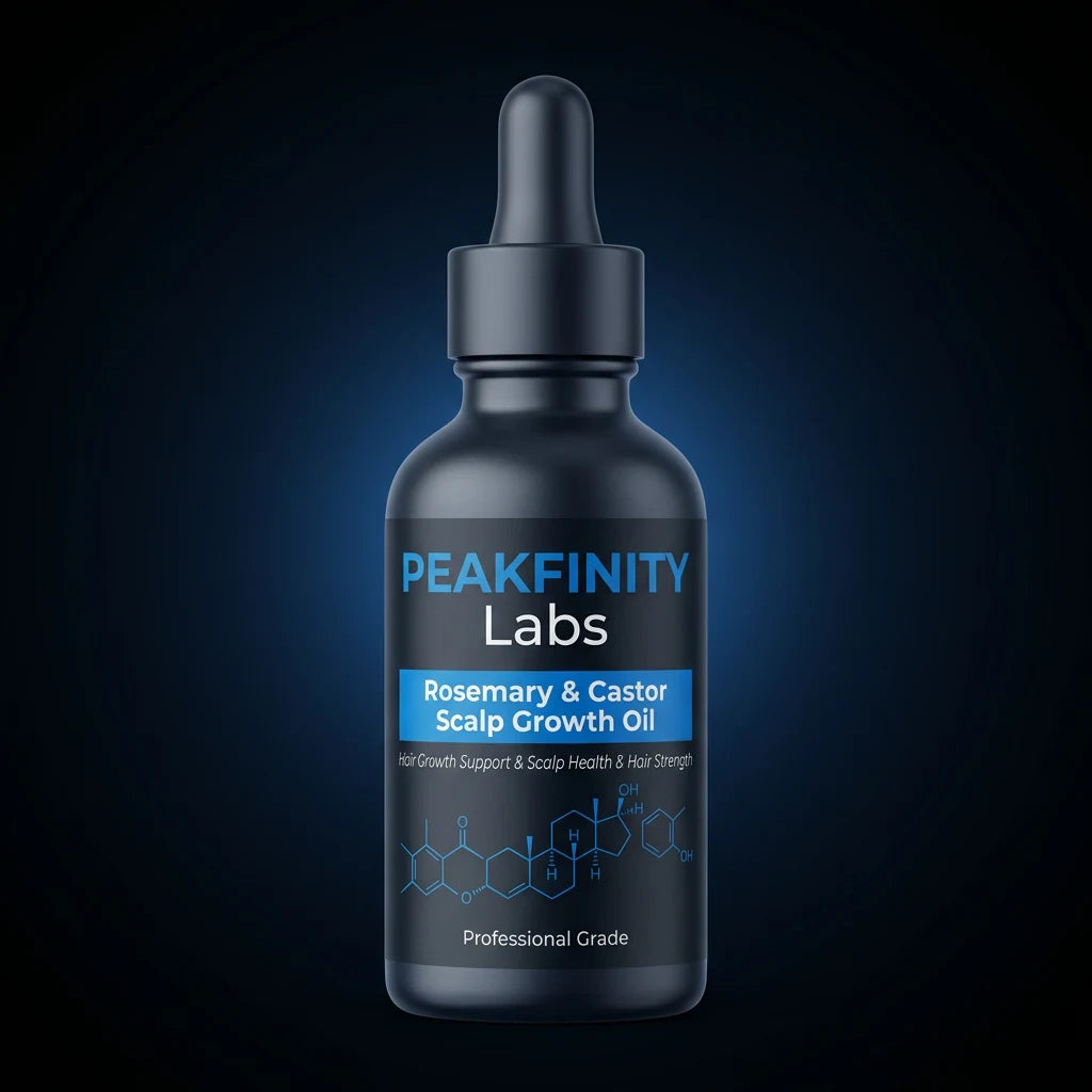 Peakfinity Labs Rosemary & Castor Scalp Oil