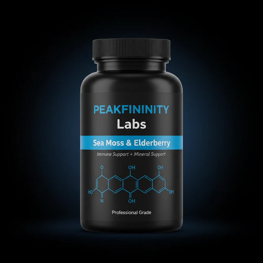 Peakfinity Labs Sea Moss & Elderberry Immune Capsules