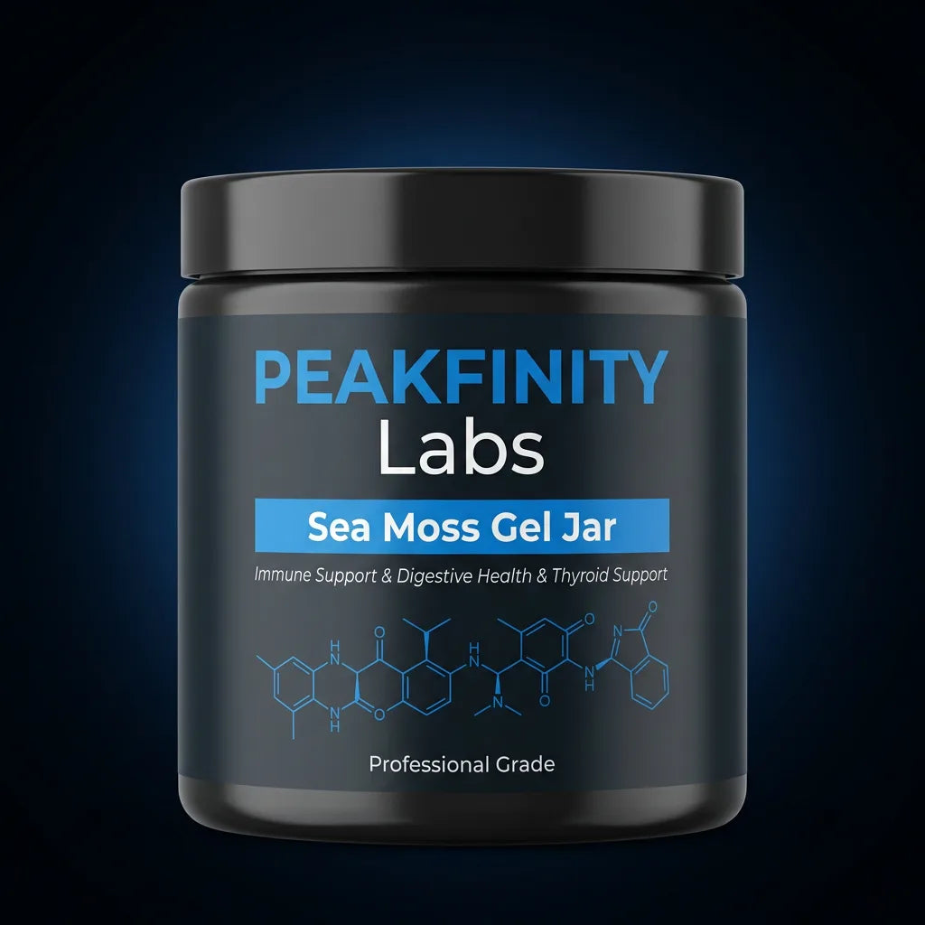 Peakfinity Labs Sea Moss Gel Mango Pineapple 18 oz