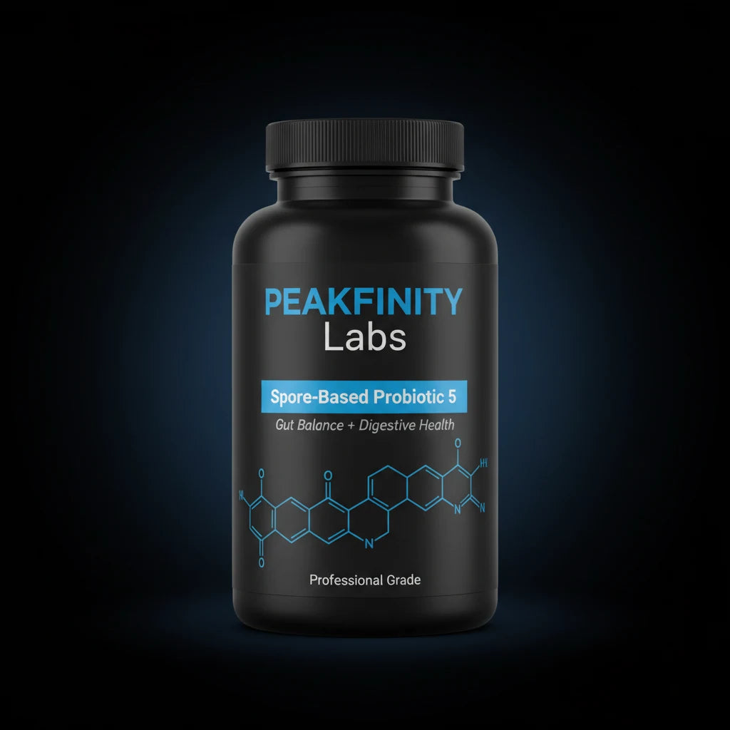 Peakfinity Labs Spore-Based Probiotic 5 Billion CFU Capsules