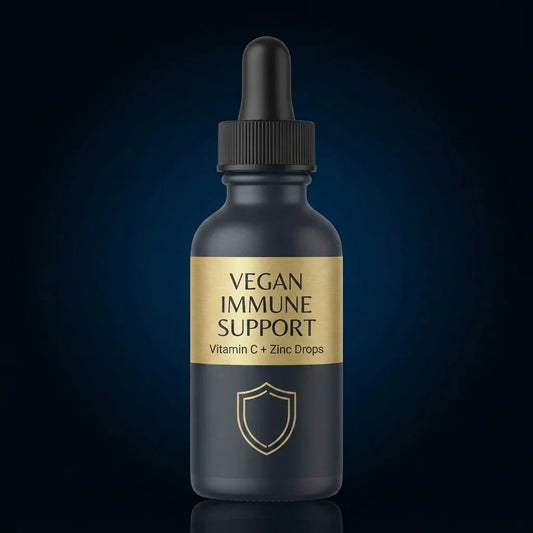 Vegan Immune Support Liquid Drops with Vitamin C & Zinc