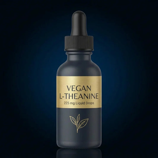 Vegan L-Theanine Liquid Drops for Relaxation & Mental Focus
