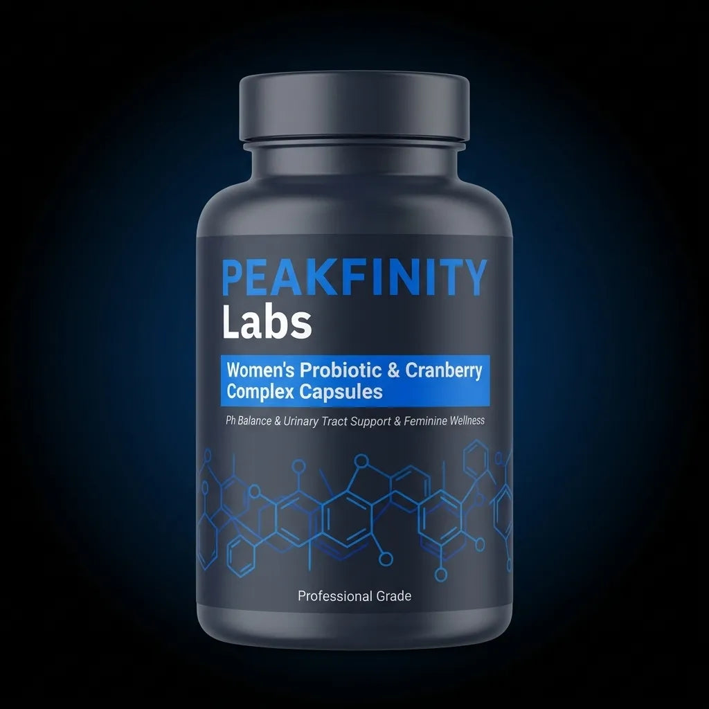 Peakfinity Labs Women's Probiotic & Cranberry Complex Capsules